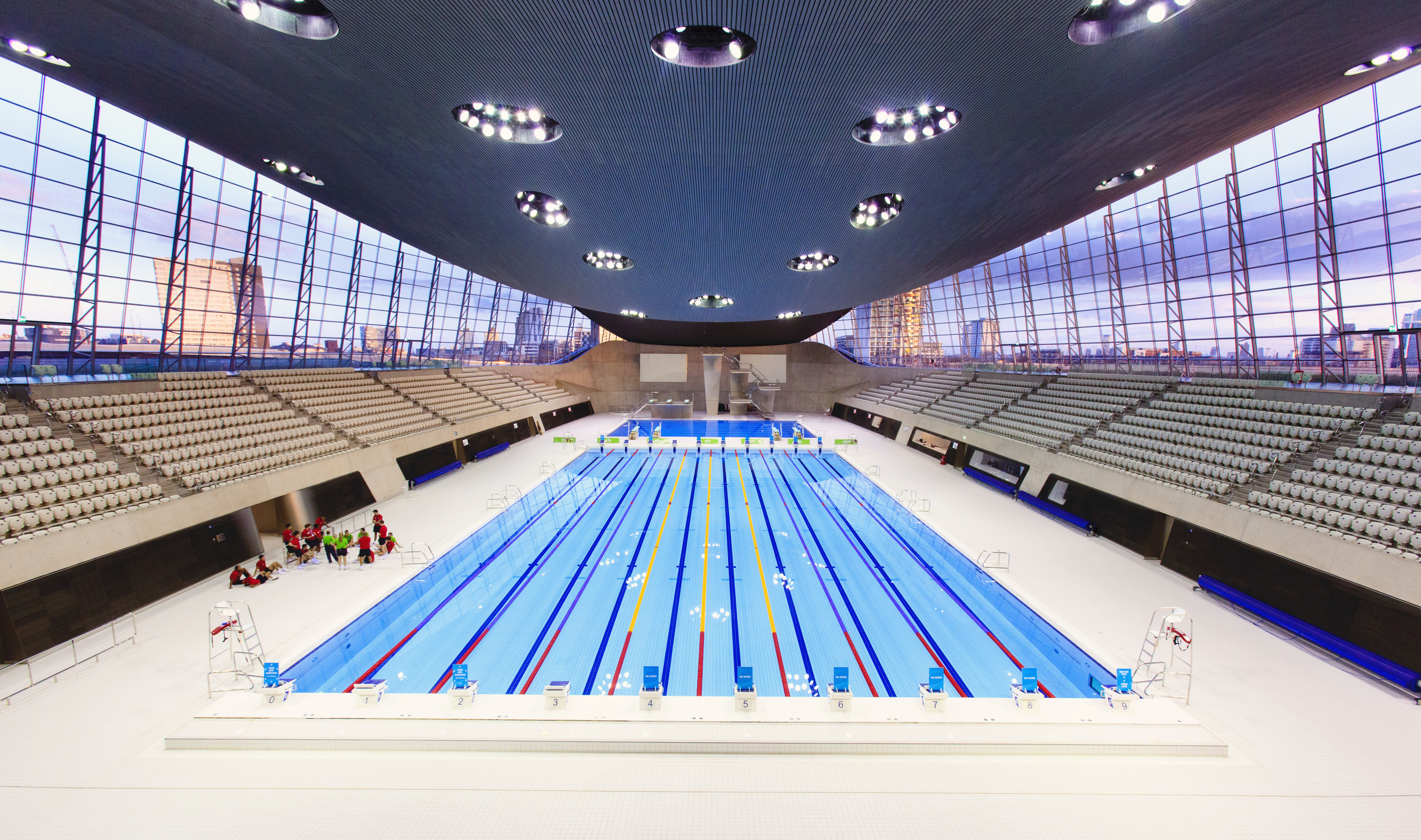 London Aquatics Centre at Queen Elizabeth Olympic Park. (Credit: Queen Elizabeth Olympic Park/London Legacy Development Corporation)