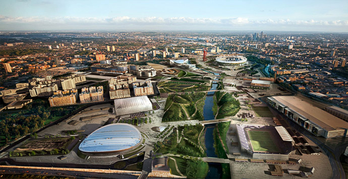 London' s Queen Elizabeth II Olympic Park (Credit: London Legacy Development Corporation)