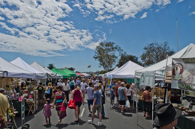 The Farmers Market in the Little Italy Community of San Diego, CA. (Credit: georgevutetakis.com)